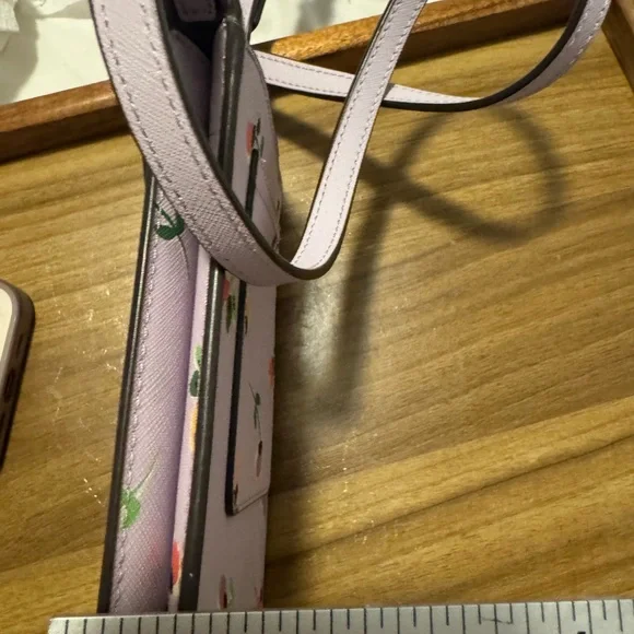 Kate Spade New York Floral Leather Phone Crossbody Bag - NWOT - Picture 5 of 13